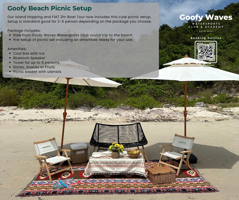 Private beach tour with cabana