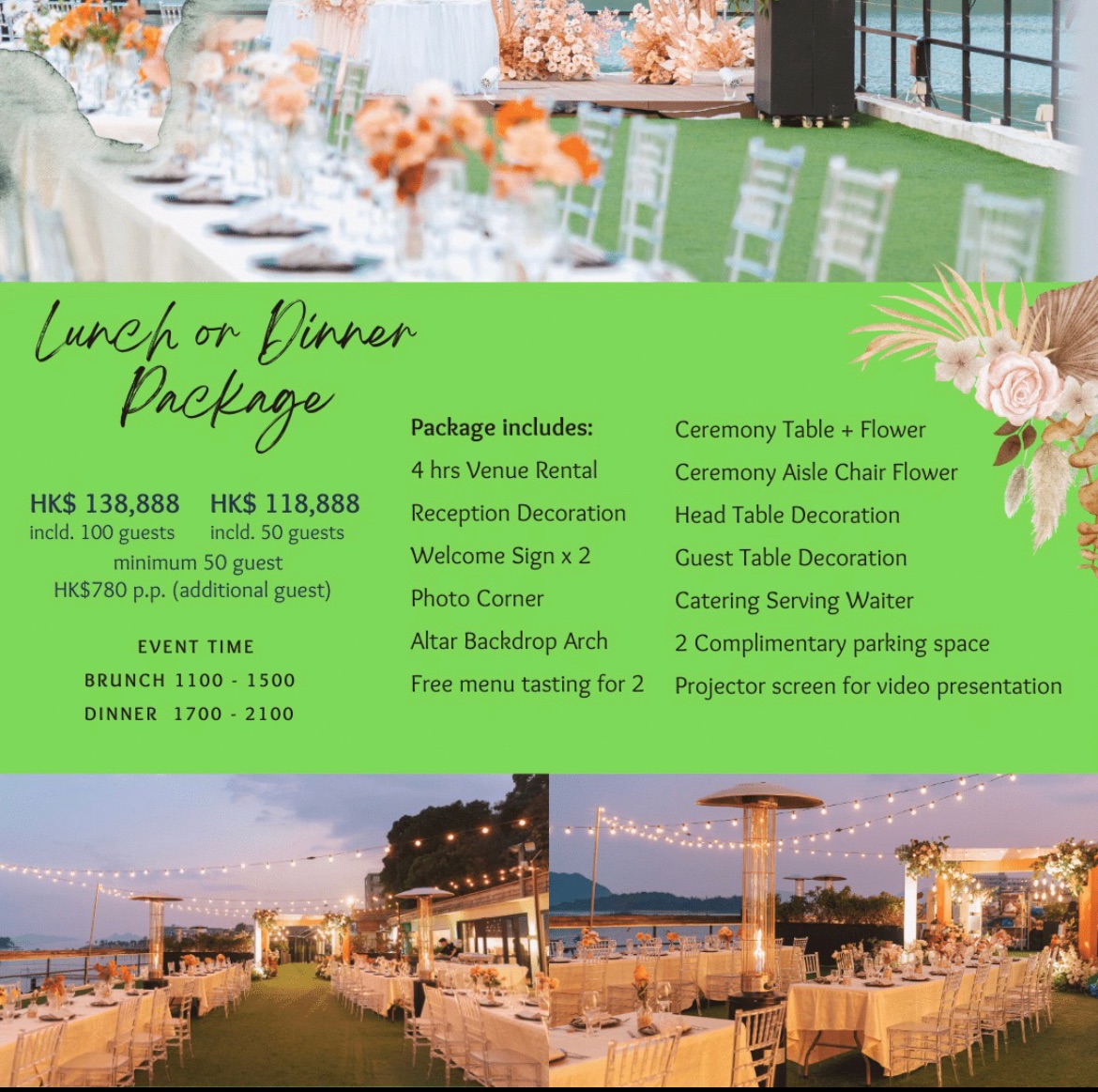 Chandelier theme wedding decoration